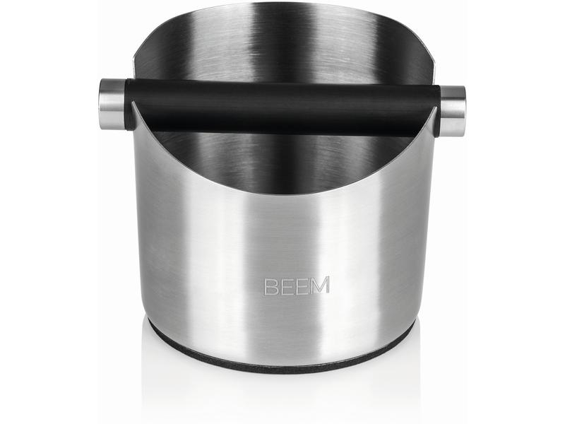 BEEM Abklopfbehälter 650 ml, Silber, Zubehörtyp: Abklopfbehälter, Kompatible Küchenmaschinen: Siebträgermaschine