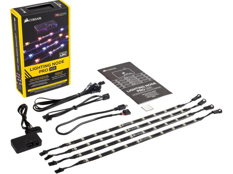 Corsair PC-Beleuchtung Lightning Node Leuchtmittel: LED, Farbe: Mehrfarbig, Leistungsaufnahme Betrieb: 1.5 W