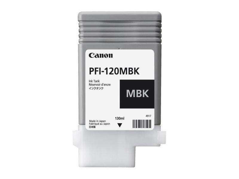 Canon Tinte PFI-120MBK Matte Black, Druckleistung Seiten: 0 ×, Toner/Tinte Farbe: Matte Black, Originalprodukt
