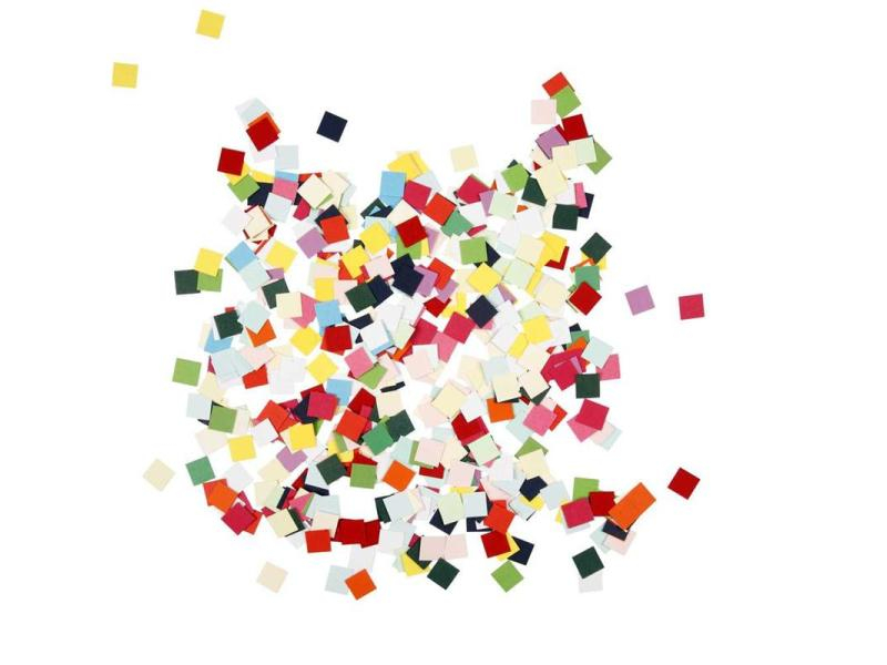 Creativ Company Mosaiksteine aus Karton, Breite: 1 cm, Länge: 1 cm, Verpackungseinheit: 10000 Stück, Material: Karton, Farbe: Mehrfarbig