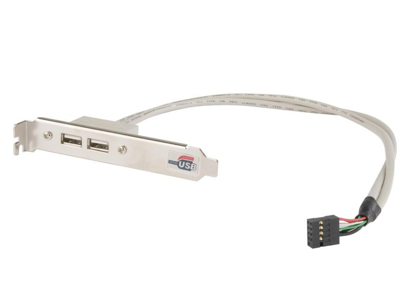Supermicro Bracket CBL-CUSB-0664, Datenanschluss Seite A: USB 2.0, USB 2.0 Header, Datenanschluss Seite B: USB 2.0, USB 2.0 Header