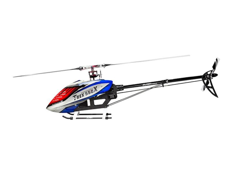 ALIGN Helikopter T-Rex 550X Dominator Super Combo MB+ Bausatz, Antriebsart: Elektro Brushless, Helikoptertyp: Pitch gesteuert, Helikopterserie: 550, Modellausführung: Bausatz, Benötigt zur Fertigstellung: RC-Anlage; Akku (1x); Ladegerät; Werkzeug, Schw