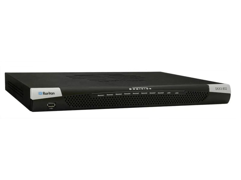 Raritan Dominion KX III 108: KVM-over-IP-Switch, 8 Ports, 1 Remote User, lokaler DVI-Port
