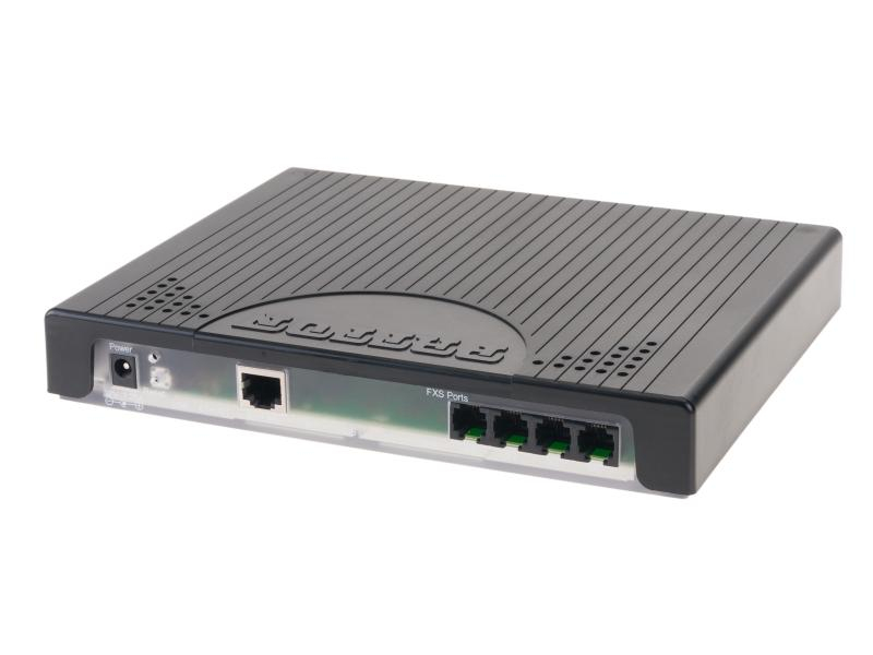Patton Gateway Smartnode SN4141/4JS4V ATA 4x FXS, RJ-45 Anschlüsse: 1, PRI: 0, FXO: 0, B-Kanäle: 4, Verbindungsmöglichkeiten: LAN (GB), FXS: 4