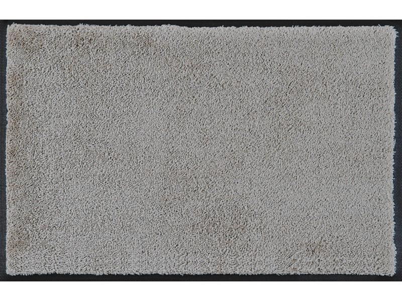wash+dry Fussmatte Hellgrau, 50 cm x 75 cm, Breite: 50 cm, Länge: 75 cm, Motiv: -, Material: Polyamid, Nitril, Farbe: Hellgrau