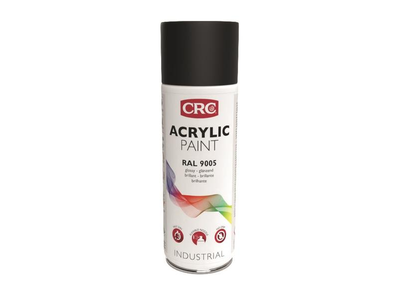 CRC Farb-Schutzlack ACRYLIC PAINT 9005 Tiefschwarz Glanz 400 ml