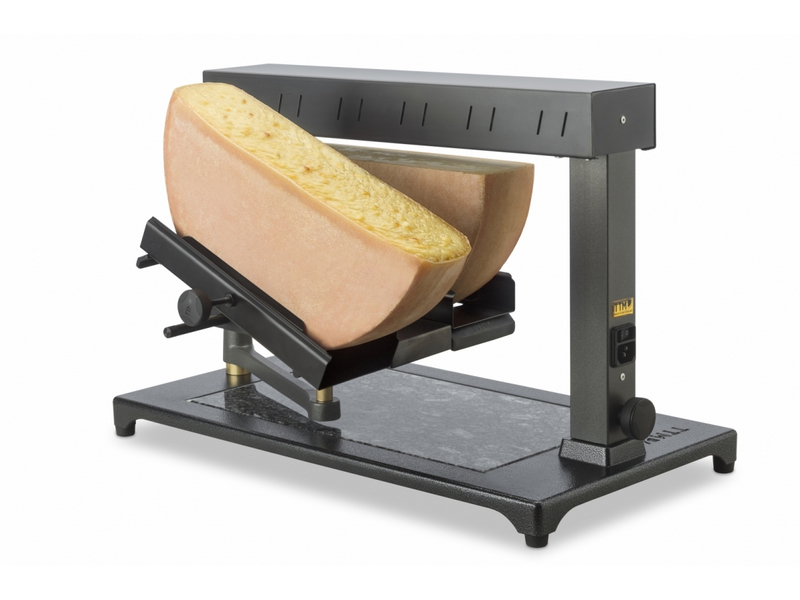 TTM Raclette-Gerät Super, Kippfunktion, Anzahl Käsehälften: 2 Stück, Käseform: Dreieck; Rechteck; Rund, Plattengrösse (Länge x Breite): 52 x 28 cm