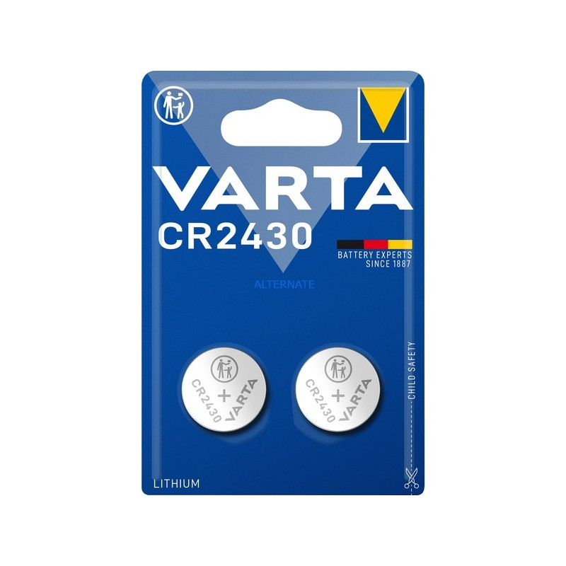 Varta Knopfzelle CR2430 2 Stück