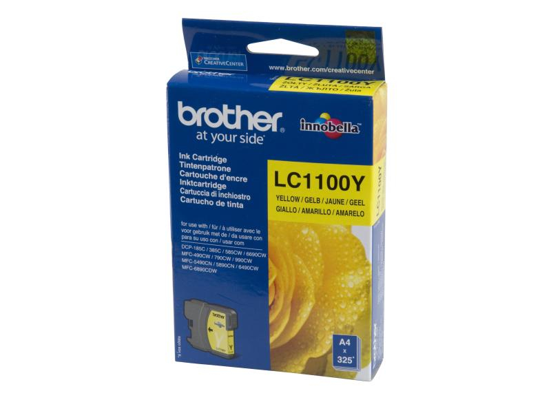 BROTHER Tintenpatrone yellow LC-1100Y MFC-6490CW 325 Seiten