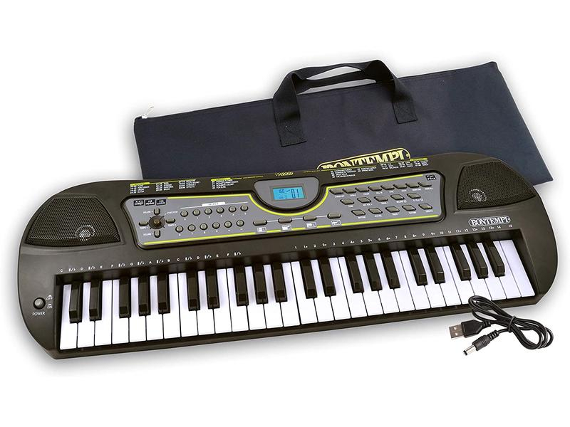 Bontempi Musikinstrument Keyboard mit 49 Tasten, Produkttyp: Klavier/Keyboard, Altersempfehlung ab: 5 Jahren, Nachhaltige Eigenschaft: Keine Eigenschaft, Zertifikate: Keine Zertifizierung