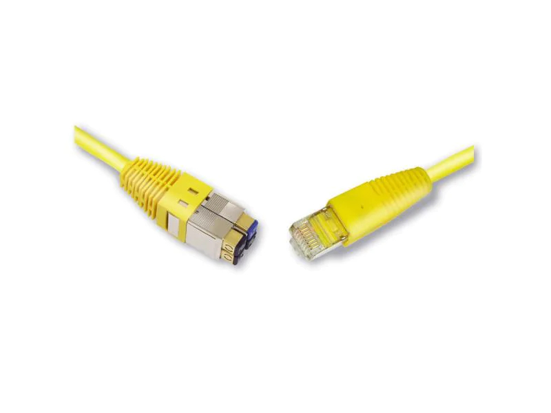 BKS HomeNet Patchkabel 0.5m, MMC/RJ45 Stecker, für 1/10 Gigabit Ethernet, 4x2 geschirmt (S/FTP),