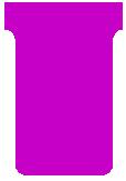 nobo T-Karten, Größe 2 / 60 mm, 170 g, violett