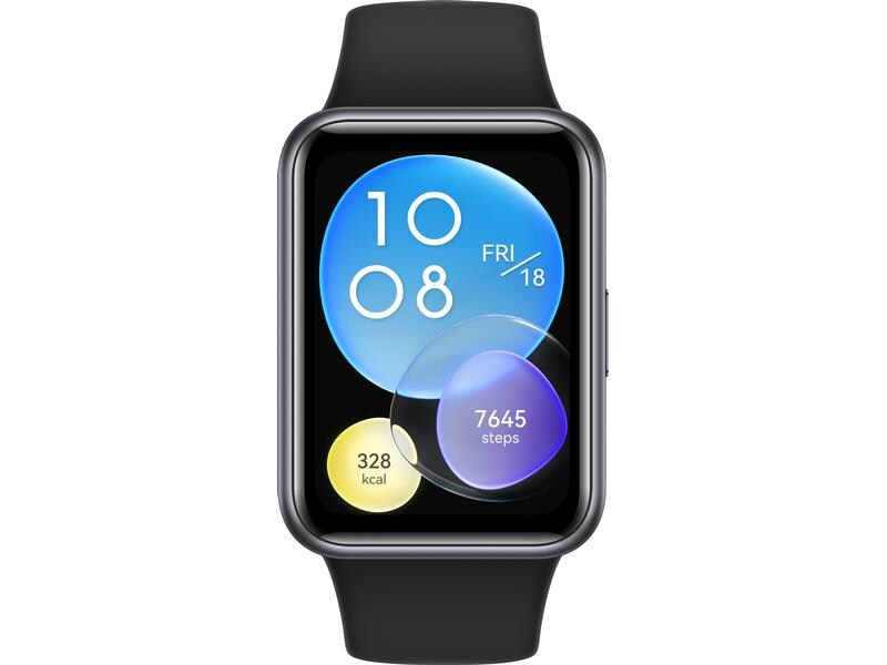 Huawei Watch Fit 2 Active Edition Midnight Black, Touchscreen: Ja, Verbindungsmöglichkeiten: Bluetooth, Schutzklasse: 5 ATM, Betriebssystem: andere, GPS: Ja, Smartwatch Funktionen: Wecker, Aktivitätstracking, Kalendererinnerung, Anrufanzeige, Wetter, Mu