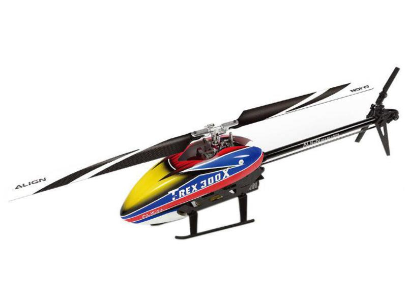 ALIGN Helikopter T-Rex 300X Dominator Combo PNP, Antriebsart: Elektro Brushless, Helikoptertyp: Pitch gesteuert, Helikopterserie: 100 bis 300, Modellausführung: PNP (Plug and Play), Benötigt zur Fertigstellung: RC-Anlage; Akku (1x); Ladegerät; Flybarle