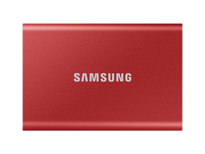 SAMSUNG MEMORY SSD Portable T7 1TB MU-PC1T0R/WW USB 3.1 Gen. 2 Metallic Red