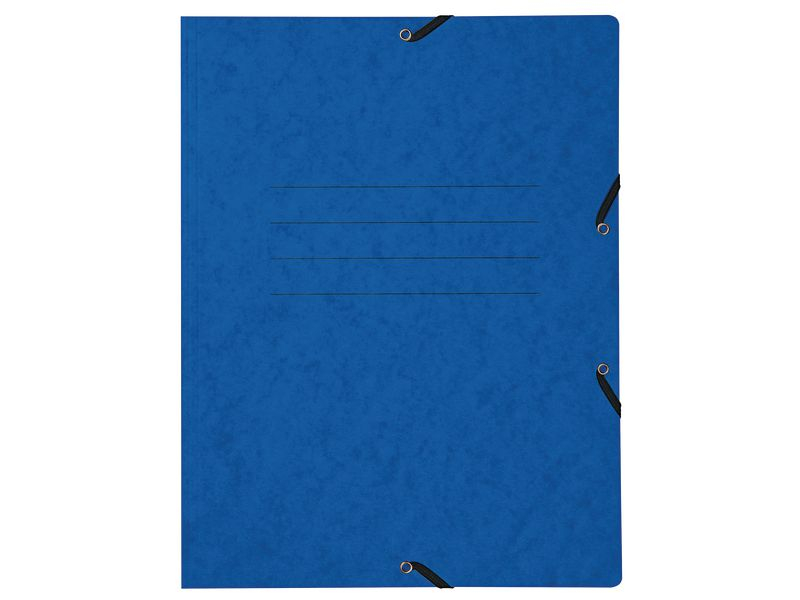 Biella Gummibandmappe A4 blau Typ: Aktenmappe, Ausstattung: Dokumentenfach, Farbe: Blau, Material: Karton