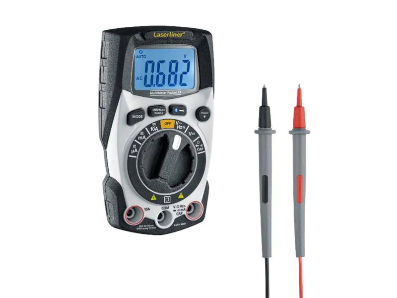Laserliner Multimeter Pocket XP, Typ: Multimeter, Funktionen: Strommessung; Spannungsmessung; Frequenzmessung; Kapazitätsmessung; Widerstandsmessung, Anwendungsbereich: Elektrotechnik; Industrie