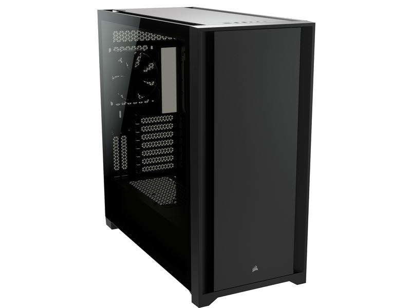 5000D Tempered Glass Mid-Tower, Black