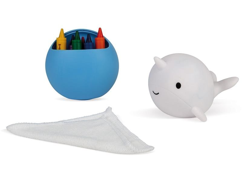 Janod Badespielzeug Baby-Wal zum Anmalen, Material: Polyvinylchlorid (PVC), Detailfarbe: Mehrfarbig, Zubehörtyp: Badespielzeug