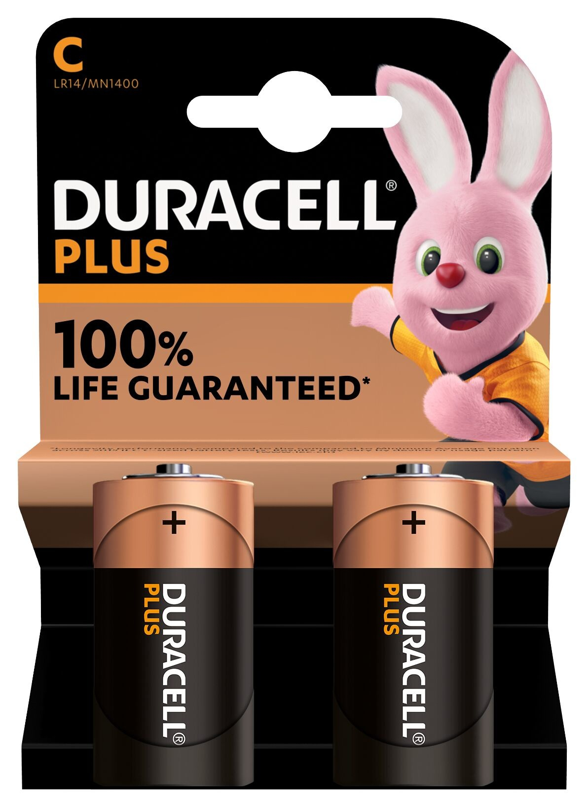 DURACELL Batterie Plus Power 4-141827 C, LR14, 1.5V 2 Stück