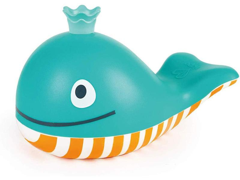 Hape Badespielzeug Seifenblasen-Wal, Material: Kunststoff, Farbe: Türkis, Zubehörtyp: Badespielzeug
