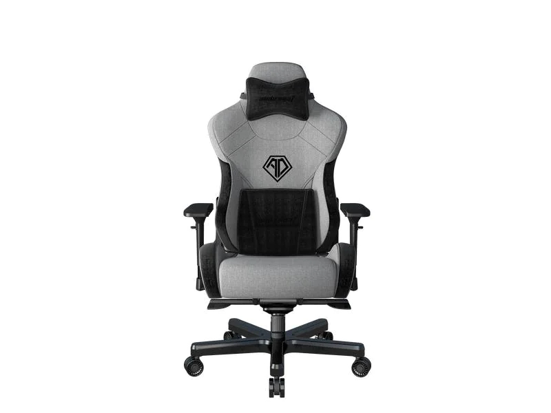 Anda Seat Gaming-Stuhl T-Pro 2 Series Premium Grau, Lenkradhalterung: Nein, Höhenverstellbar: Ja, Detailfarbe: Grau, Material: Leinen, Schaum, Stahl, Aluminium, Belastbarkeit: 150 kg