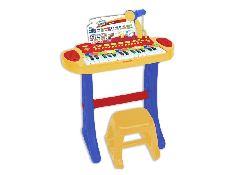 Bontempi Musikspielzeug Elektronik-Keyboard 31 Tasten, Altersempfehlung ab: 3 Jahren, Benötigt 4 x AA Batterien (nicht enthalten)