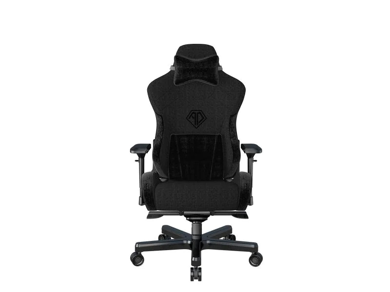Anda Seat Gaming-Stuhl T-Pro 2 Series Premium Schwarz, Lenkradhalterung: Nein, Höhenverstellbar: Ja, Detailfarbe: Schwarz, Material: Leinen, Schaum, Stahl, Aluminium, Belastbarkeit: 150 kg