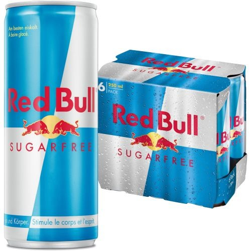 RED BULL Energy Drink 250ml 5639.0 Sugarfree 6 Stück