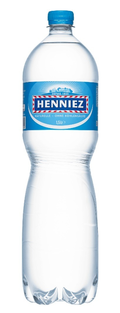 HENNIEZ Mineralwasser blau PET 1.5lt 8239 6 Stück ohne Kohlensäure