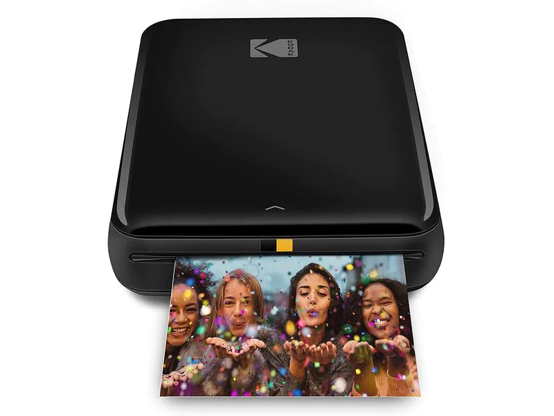 Kodak Fotodrucker Step ZIP Mobile, Drucktechnik: Thermosublimationsdruck, Funktionen: Drucken, Farbe: Schwarz, Medienformat: 7.6 x 11 cm, Druck erste Seite: 45 s, Bluetooth: Ja