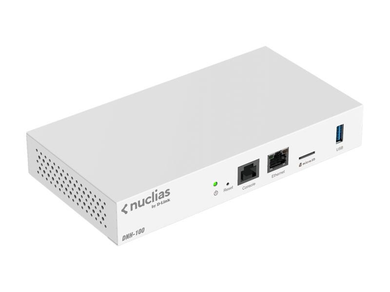 D-Link WLAN Controller DNH-100 Nuclias Connect Hub, Anzahl integrierte Lizenzen: 100 ×, Max. Anzahl Access Points: 100 ×, Montage: 19" Rack