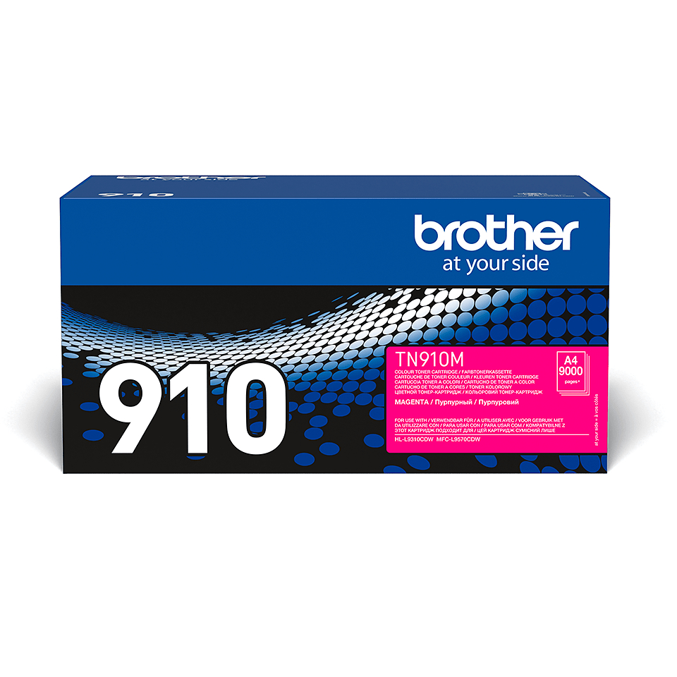 Brother TN-910M | Tonerkassette mit sehr hoher Reichweite magenta | 9000 Seiten | HL-L9310CDW