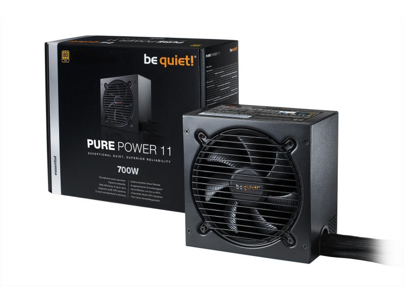 be quiet! Netzteil Pure Power 11 600 W, Kühlungstyp: Aktiv, 80 PLUS Zertifikat: Gold, Netzteil Nennleistung: 600 W, Netzteil Kabelstrang: Fix, Netzteil Formfaktor: ATX