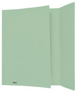 Biella Einlagemappe A4 3 Rillen, Grün, 50 Stück, Typ: Einlagemappe, Ausstattung: Keine, Farbe: Grün, Material: Karton