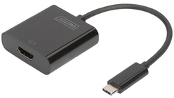 DIGITUS USB 3.1 Grafikadapter, USB-C - HDMI, schwarz