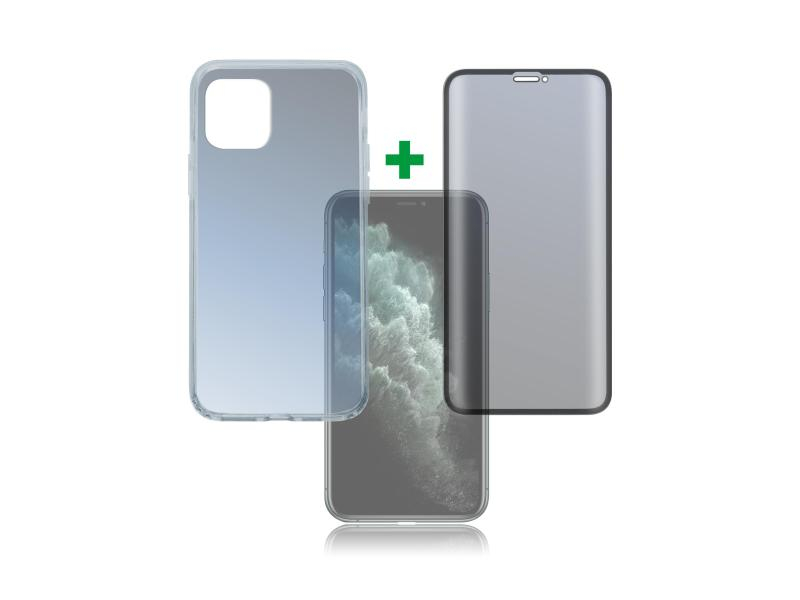 4smarts 360° Premium Protection Set iPhone 11 Pro, Fallsicher, Farbe: Transparent; Schwarz, Mobiltelefon Kompatibilität: iPhone 11 Pro, Material: Glas; Kunststoff, Kompatible Hersteller: Apple