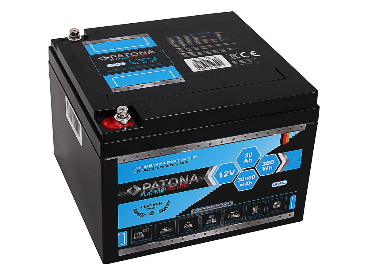 Patona Platinum Battery LiFePO4 12V 30Ah
