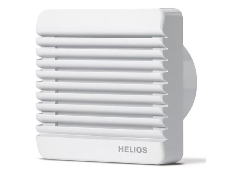 Helios Toilettenventilator 230 V Lüfter mit Nachlauf HR 90 KEZ, Einbauöffnung: 97, Farbe: Weiss