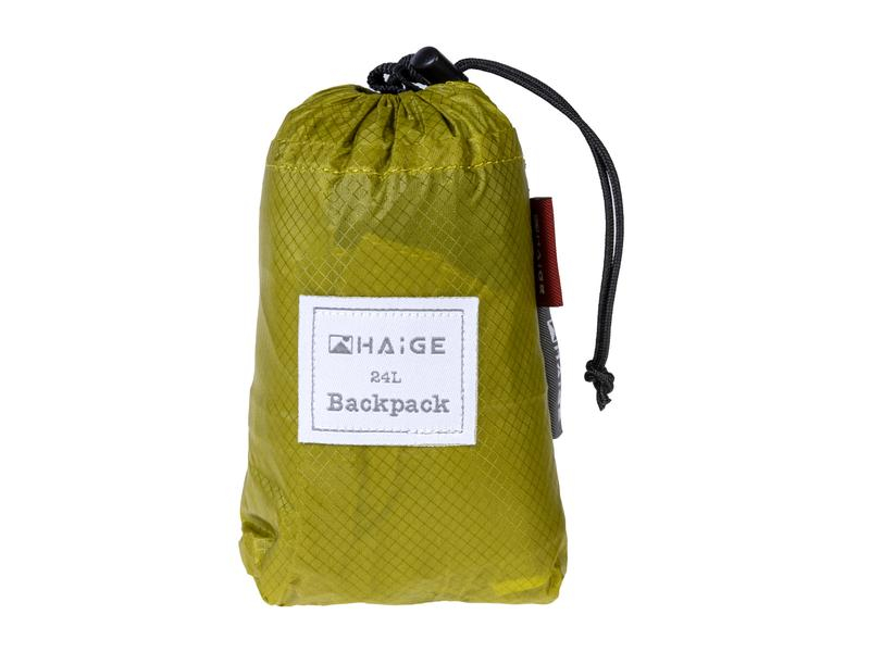 HAIGE Rucksack Backpack 24L Grün, Volumen: 24 l, Gewicht: 113 g, Rucksack Typ: Reise-Rucksack, Freizeit-Rucksack, Zielgruppe: Damen, Herren, Helm Fixierung: Nein, Reflektoren: Nein