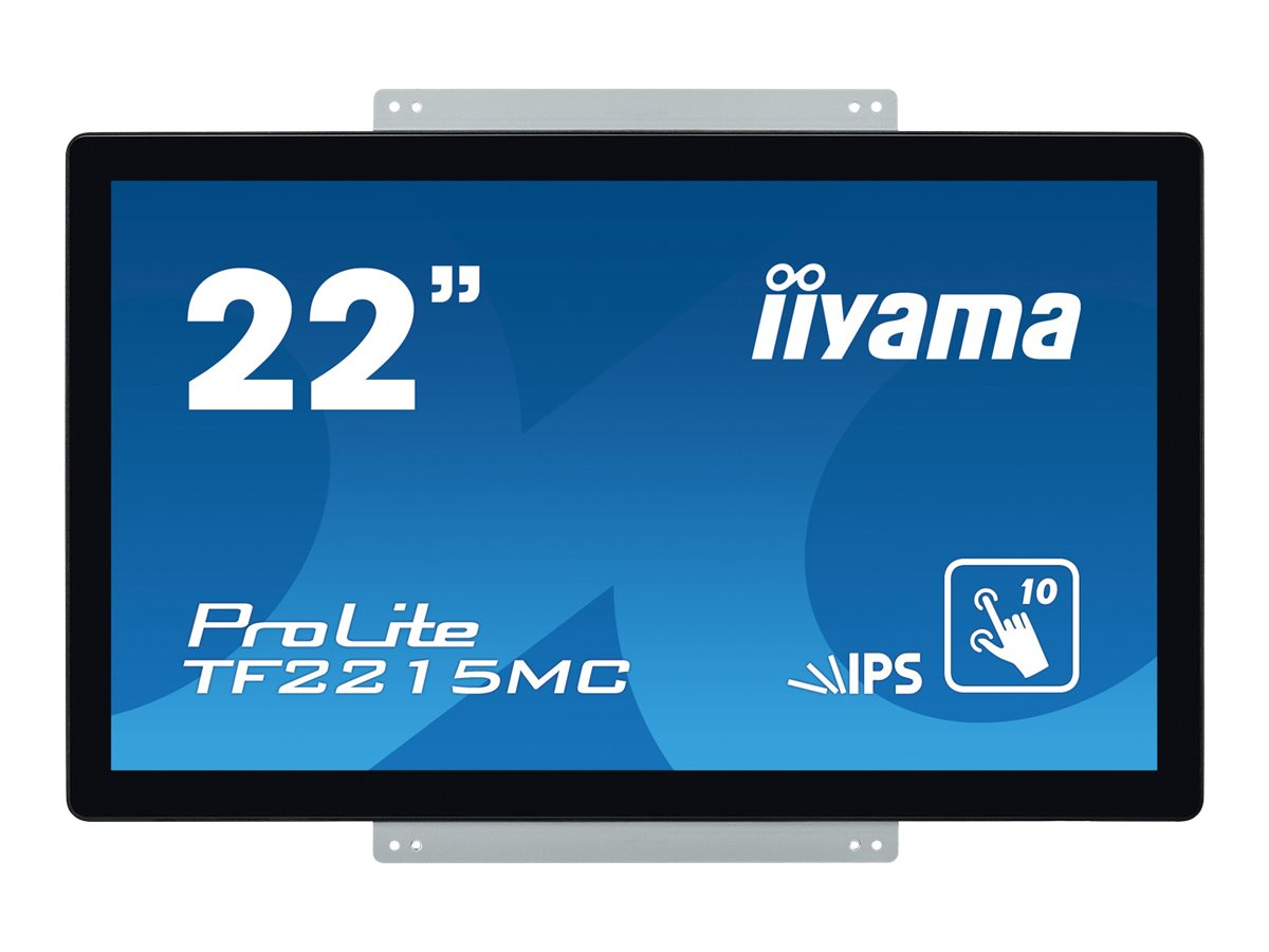 Iiyama TF2215MC-B2, 21.5 Zoll LED, 1920 x 1080 Pixel Full HD, 16:9, VGA HDMI, Schwarz