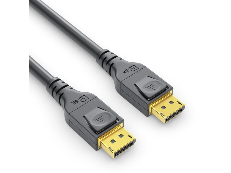 PureLink Kabel 8K 1.4 DisplayPort - DisplayPort, 5 m, Kabeltyp: Verbindungskabel, Videoanschluss Seite A: DisplayPort, Videoanschluss Seite B: DisplayPort, Farbe: Schwarz, Kabellänge: 5 m