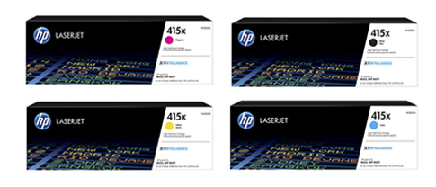 HP 415X | Combopack 4er Set HP Tonerkassetten, schwarz, cyan, magenta und gelb