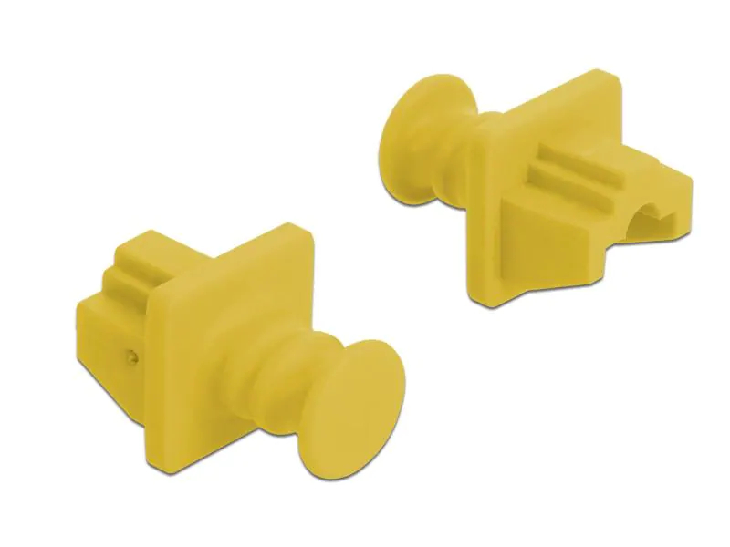 Delock Blindstecker RJ45 10 Stück, gelb, Zubehörtyp: Staubschutz, Verpackungseinheit: 10 Stück