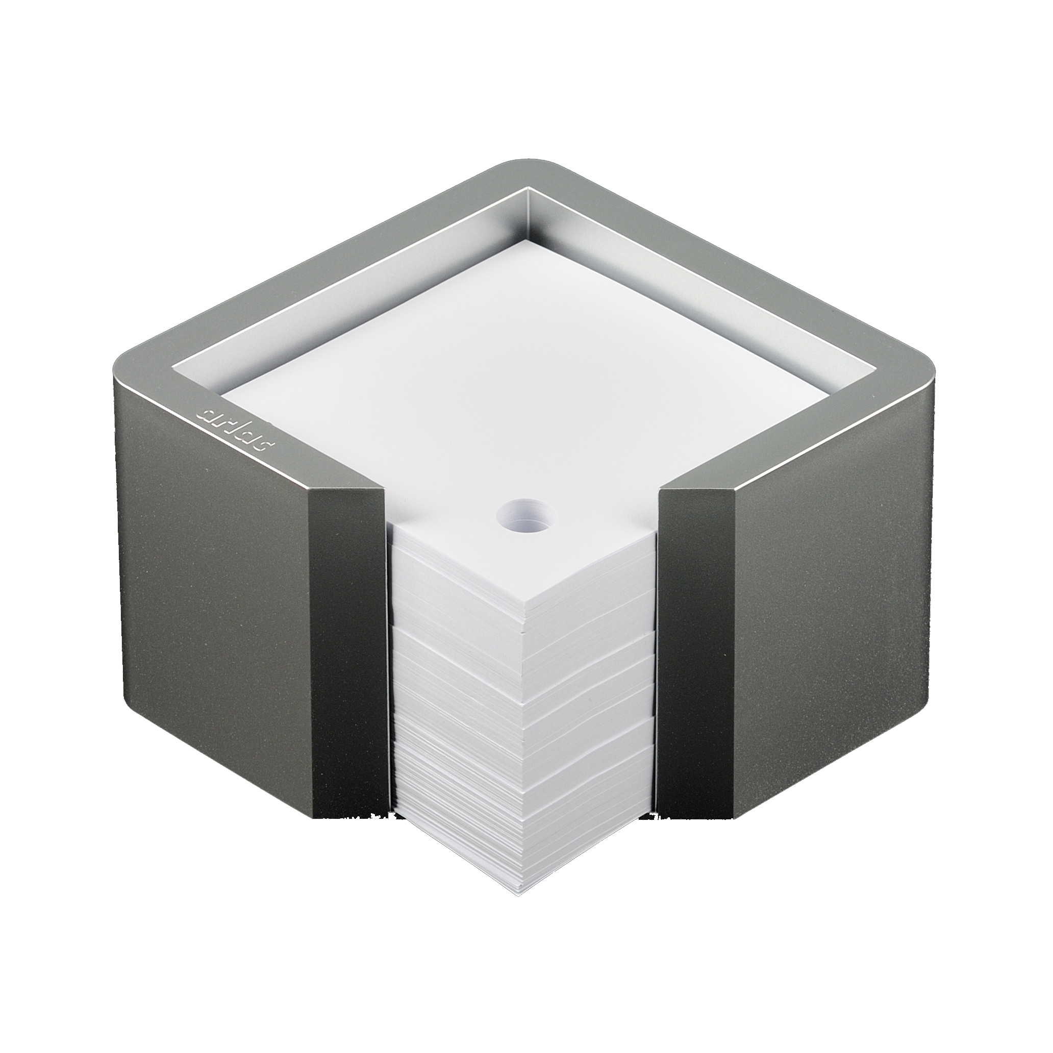 ARLAC Zettelbox Memorion 257.25 silber 10x10cm