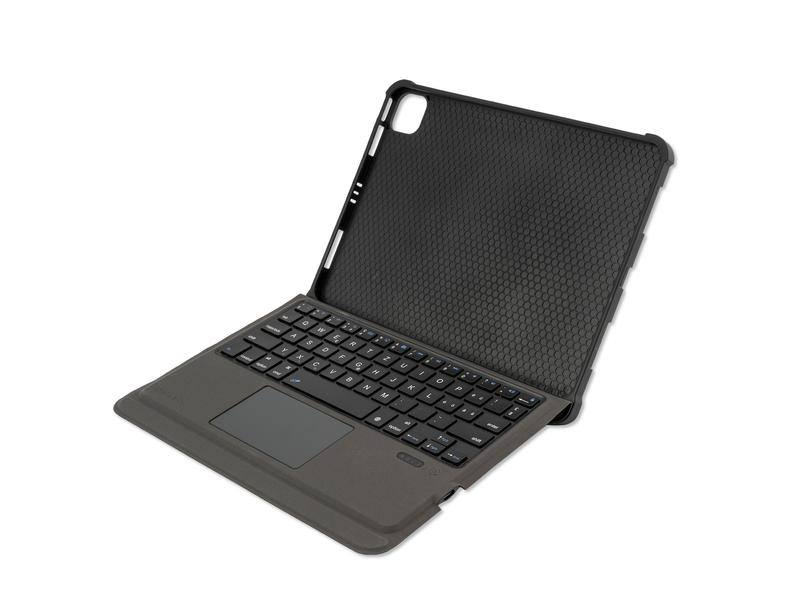 4smarts Tablet Tastatur Cover Solid für iPad Pro 11" (2. Gen.), Verbindungsmöglichkeiten: Bluetooth, Tastaturlayout: QWERTZ (CH), Kompatible Hersteller: Apple, Bildschirmdiagonale: 11 ", Farbe: Schwarz, Tablet Kompatibilität: iPad Pro 11" (2. Gen./2020