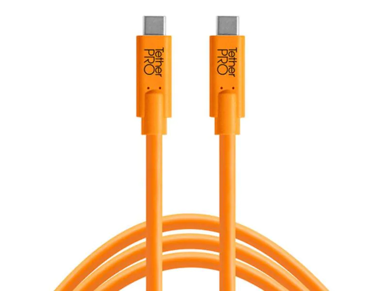 Tether Tools Kabel TetherPro USB-C / USB-C 4.6 Meter ? orange, Zubehörtyp: Kabel