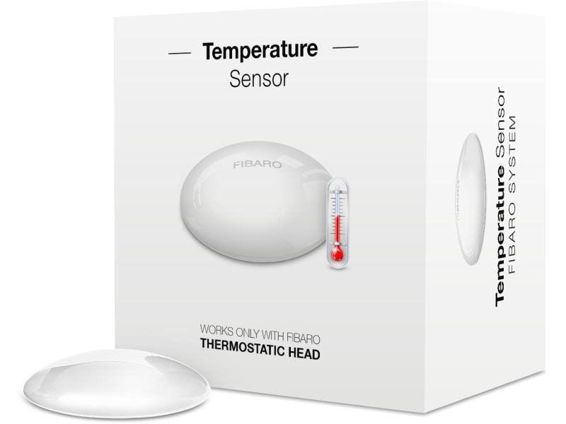 Fibaro Funk-Wandthermostat Radiator Thermostat Sensor, Farbe: Weiss, Produkttyp: Heizungssteuerung, Protokoll: Proprietär, Systemkommunikation: Wireless, System-Kompatibilität: Keine