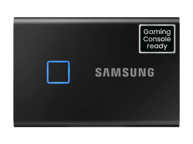 SAMSUNG MEMORY SSD Portable T7 Touch 1TB MU-PC1T0K/WW USB 3.2 Gen. 2 black