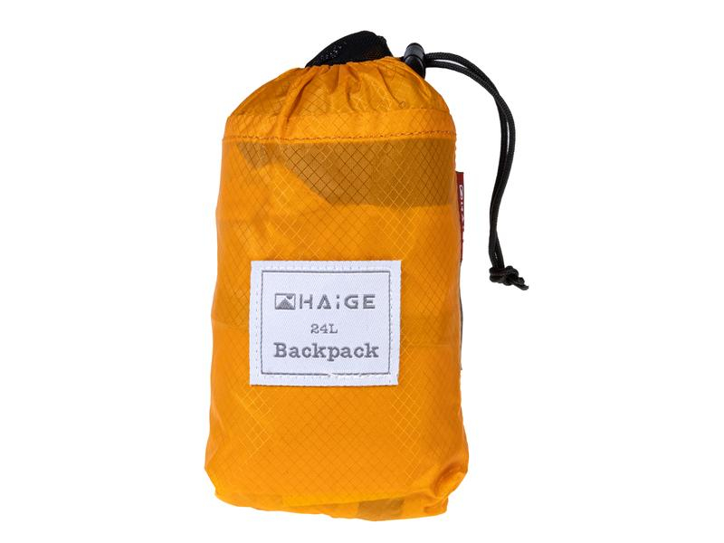 HAIGE Rucksack Backpack 24L Orange, Volumen: 24 l, Gewicht: 113 g, Rucksack Typ: Reise-Rucksack, Freizeit-Rucksack, Zielgruppe: Damen, Herren, Helm Fixierung: Nein, Reflektoren: Nein